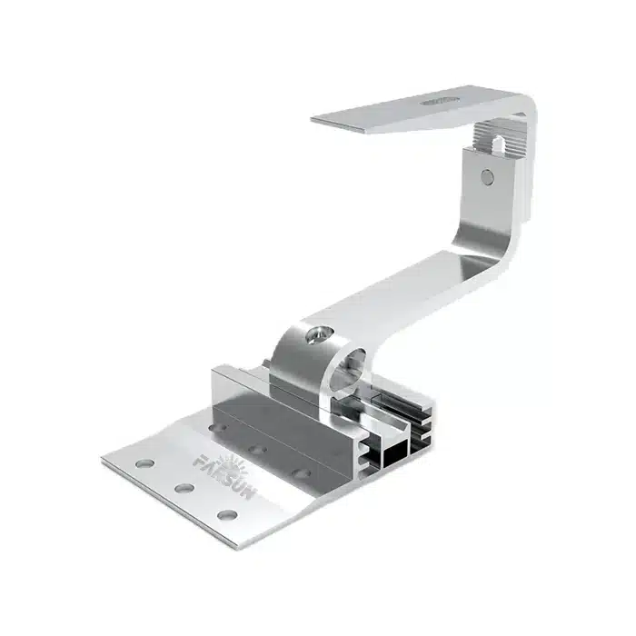 Dachhaken L=115 mm, 3-fach verstellbar, Aluminium