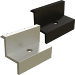Endklemme Aluminium 1 ENDKLEMME ALUMINIUM UND SCHWARZ 1