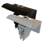 Endklemme „CLICK” Aluminium 1 ENDKLEMME „CLICK ALUMINIUM UND SCHWARZ ELOXIERT