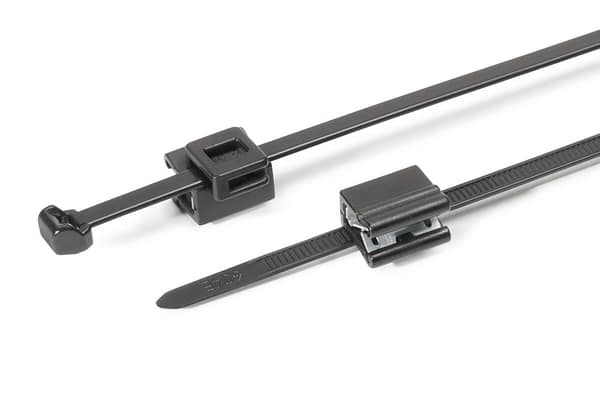 Kabelbinder mit Clip 4,6x200 mm