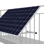 Konstrukcja balkonowa do mocowania paneli solarnych
