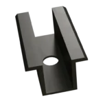 Mittelklemme Schwarz 1 MITTELKLEMME ALUMINIUM UND SCHWARZ