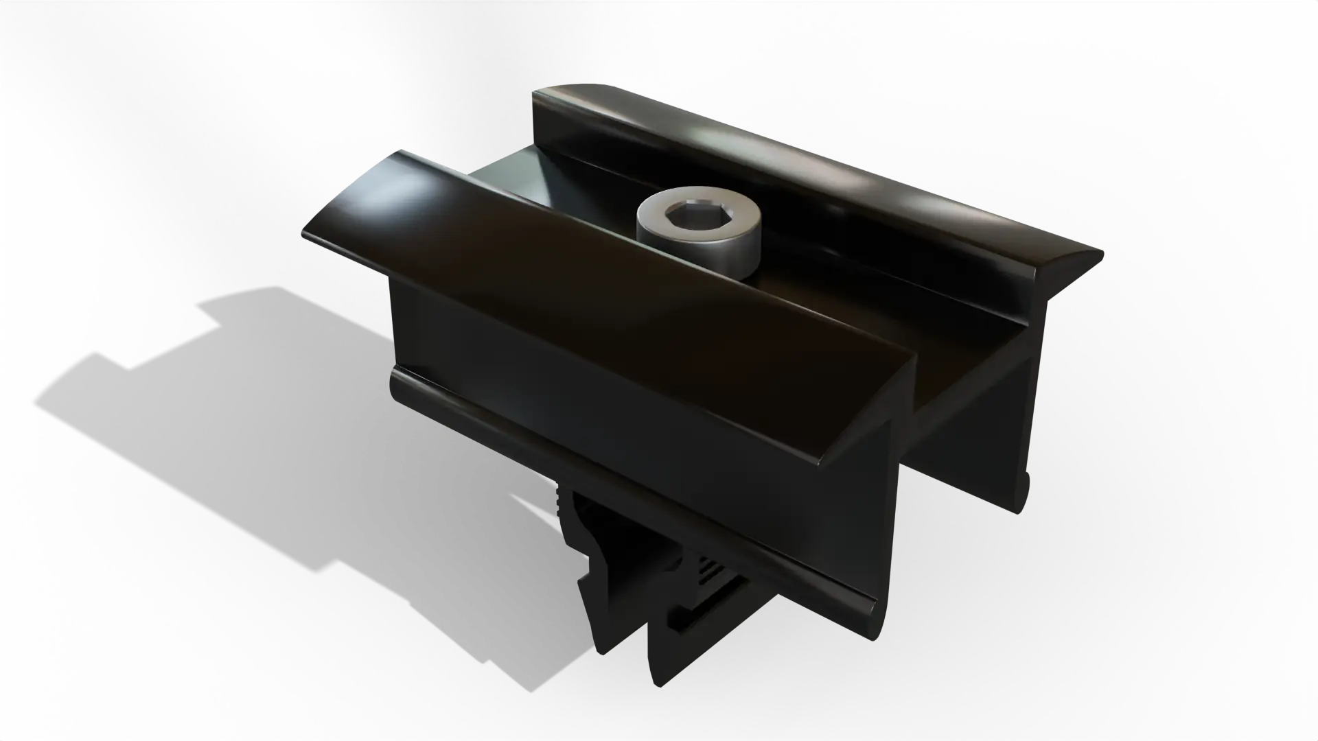 Mittelklemme „CLICK” Schwarz